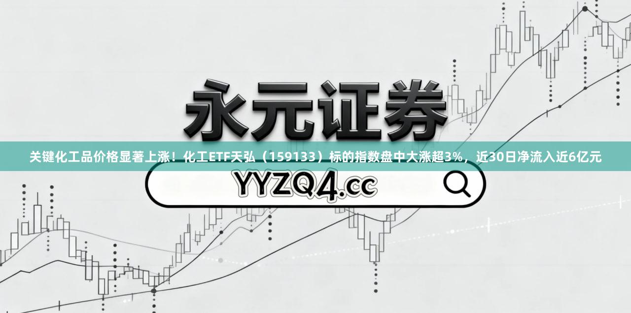关键化工品价格显著上涨！化工ETF天弘（159133）标的指数盘中大涨超3%，近30日净流入近6亿元