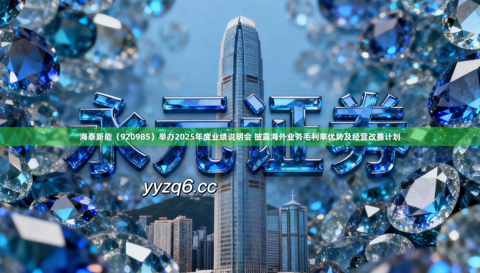 海泰新能（920985）举办2025年度业绩说明会 披露海外业务毛利率优势及经营改善计划