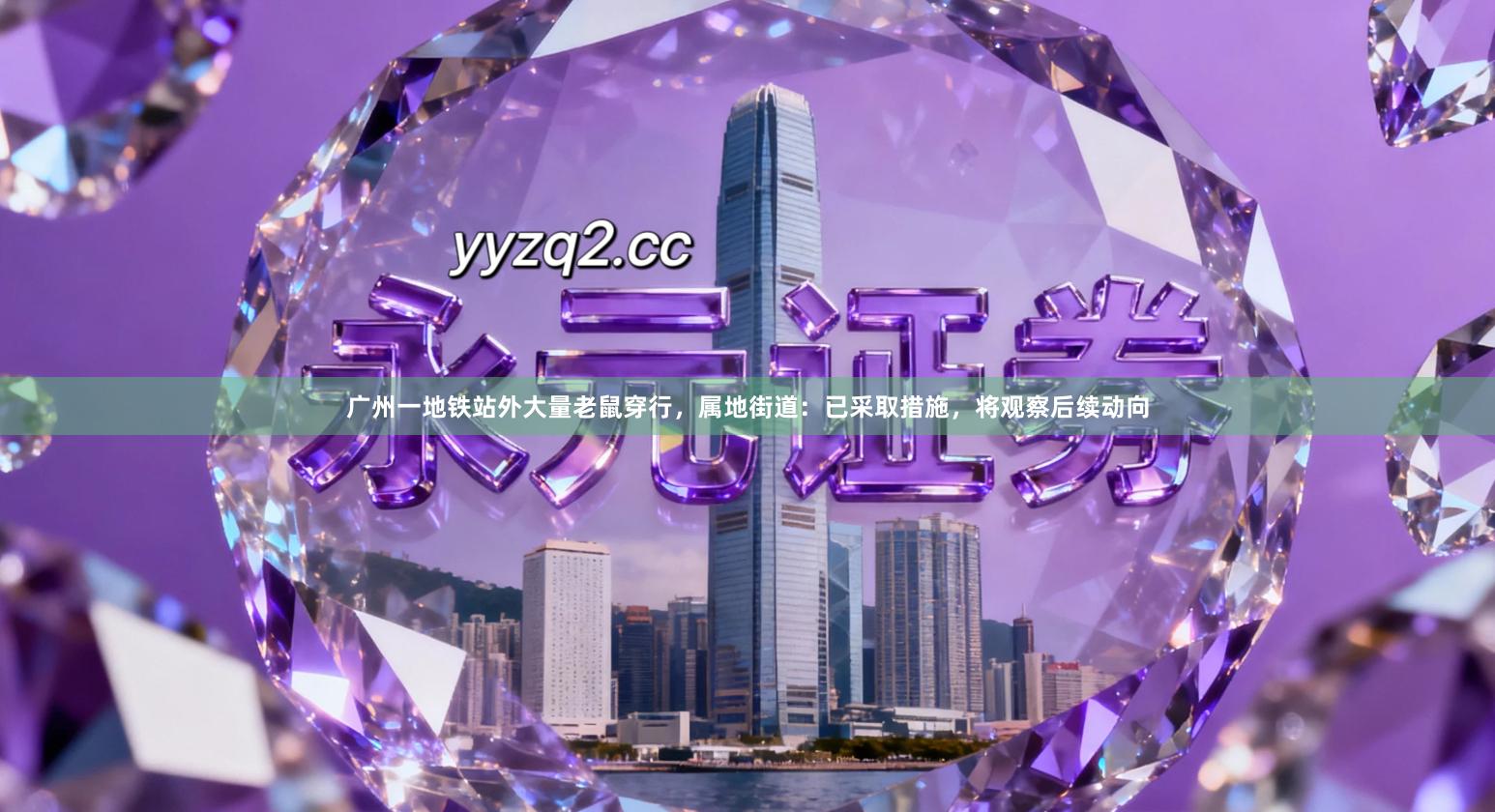 广州一地铁站外大量老鼠穿行，属地街道：已采取措施，将观察后续动向